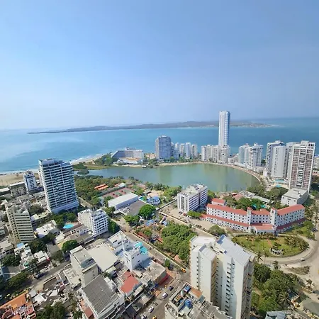 Beachfront Luxurious Apartment, Palmetto Cartagena